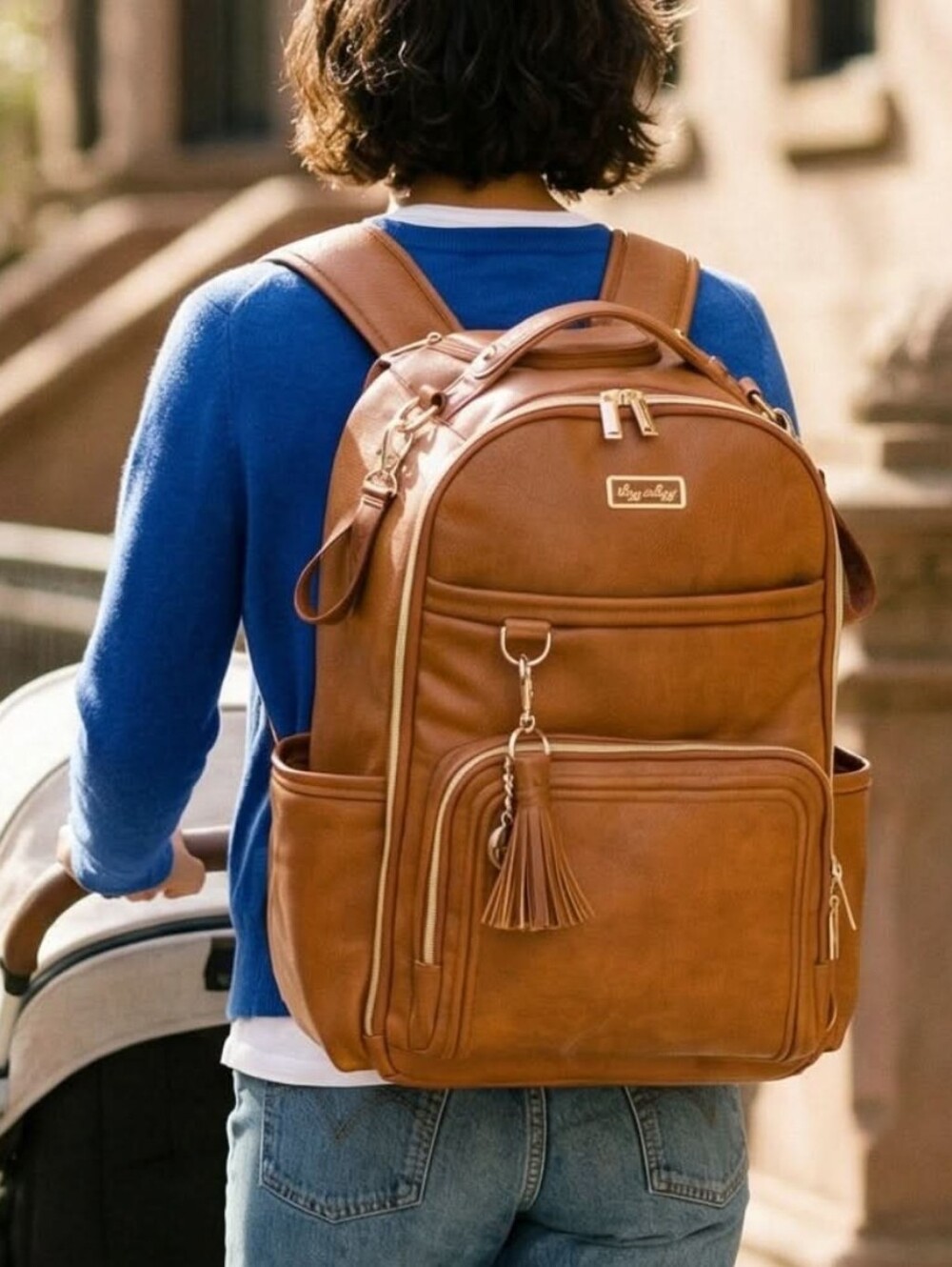 Brown Diaper Backpack - Itzy Ritzy